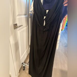 H&M Elegant Black Maxi Dress